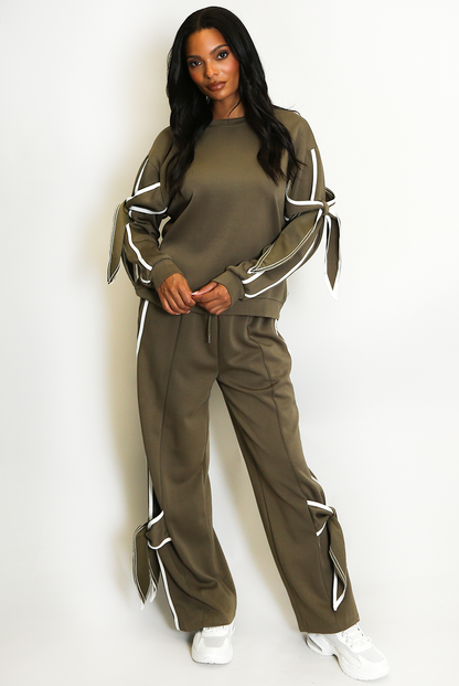Side Stripe Loungewear Set