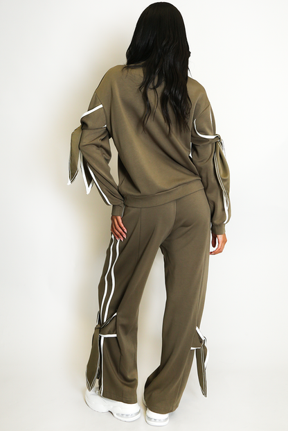 Side Stripe Loungewear Set