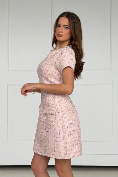 Babett Short sleeve Mini Dress Pink