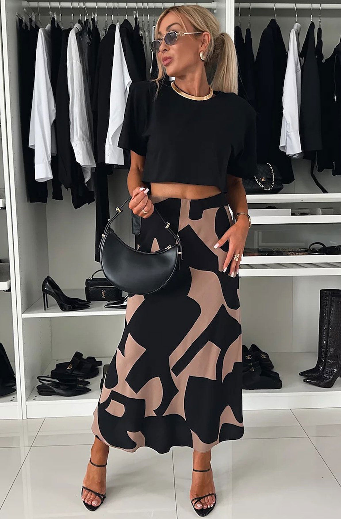 Sharon Satin Skirt