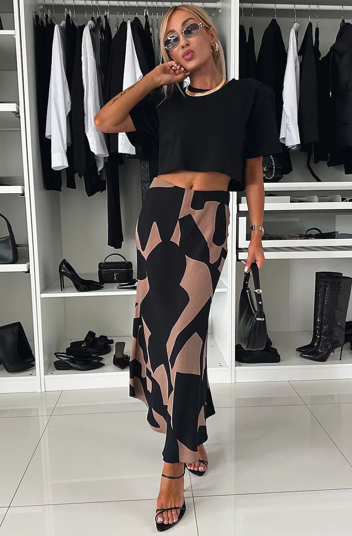 Sharon Satin Skirt
